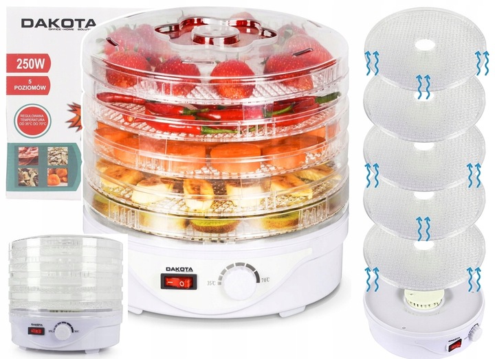 Suszarka do grzybów i owoców warzyw duża ESPERANZA
