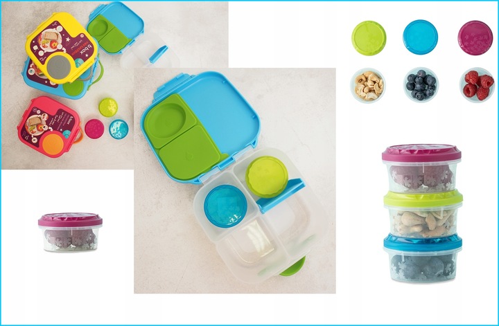 B.BOX Mini Lunchbox Śniadaniówka 1000ml 11 KOLORÓW bbox z pojemnikiem