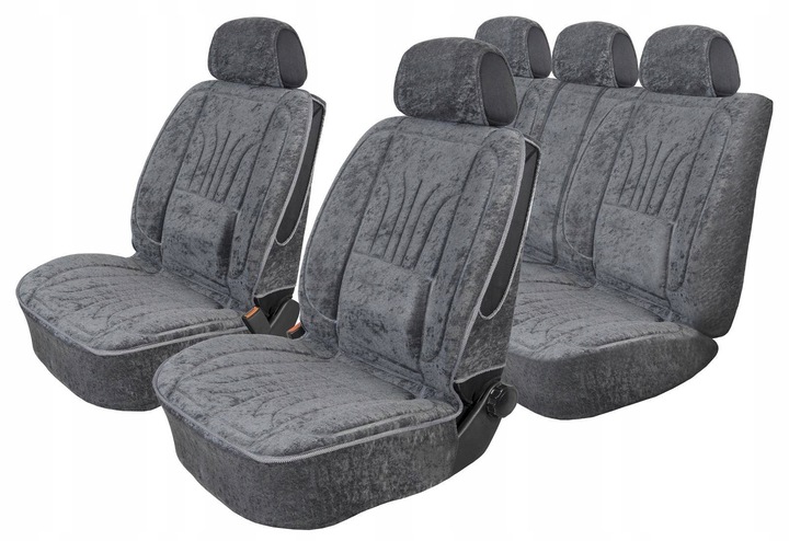POKROWCE SAMOCHODOWE PROFILOWANE NA FOTELE GRUBE TŁOCZONE ANATOMICZNE