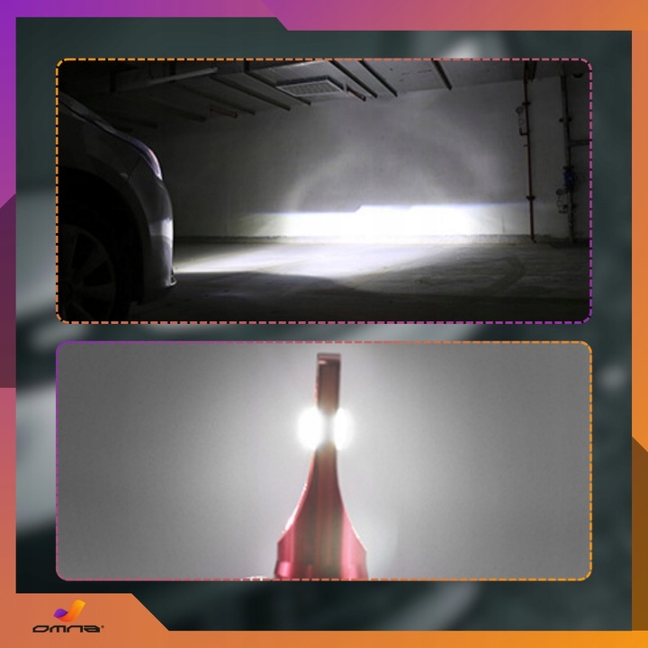 Żarówki H1 LED samochodowe 12V can bus GT COB 300% super mocne pudełko 2szt