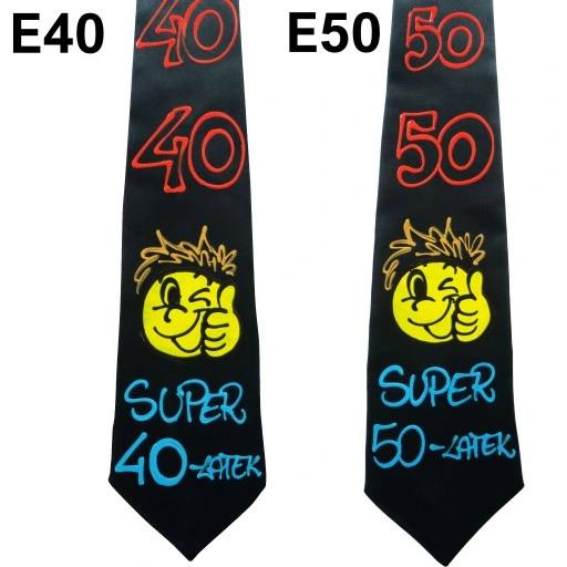 KRAWAT ręcznie malowany prezent URODZINY 18-80 CHŁOPAKA FACETA taty wzory