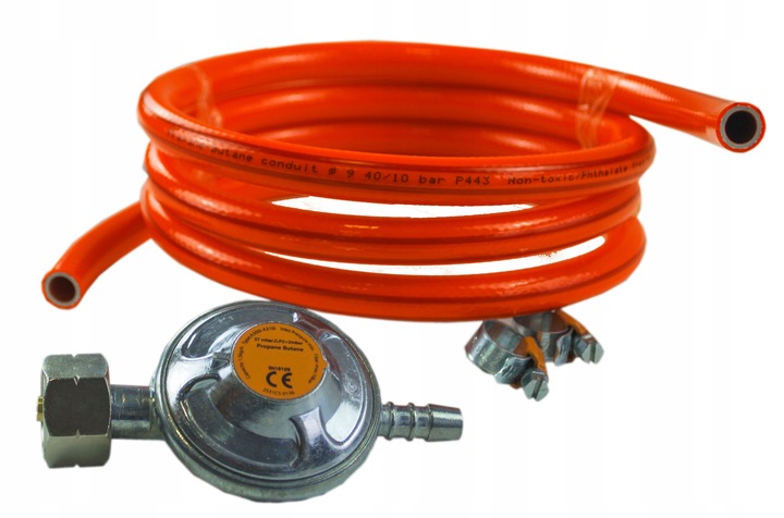 PALNIK GAZOWY TABORET ŻELIWNY KUCHENKA 9,8kW ZESTAW WĄŻ REDUKTOR