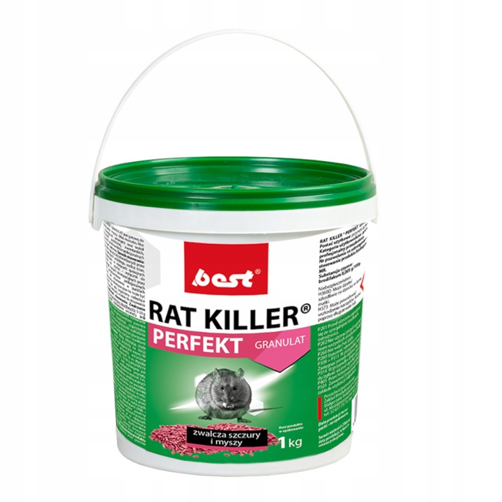 RAT KILLER PERFEKT GRANULAT 1kg BEST TRUTKA