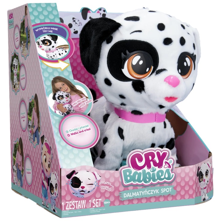 EPEE CRY BABIES DALMATYŃCZYK SPOT PIESEK INTERAKTYWNY 60191