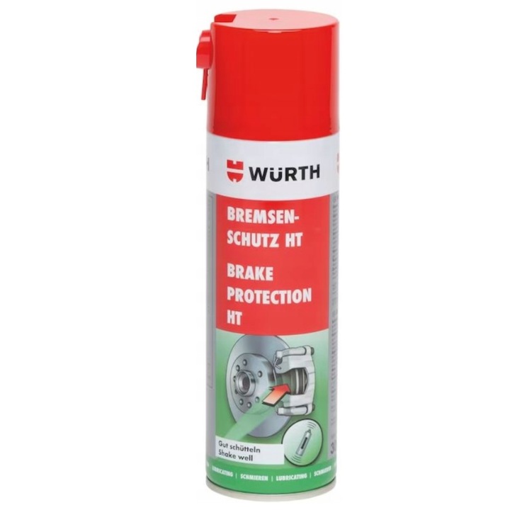 Smar Pasta Do Klocków Hamulcowych WURTH Spray Lube Z Aplikatorem 300 ml