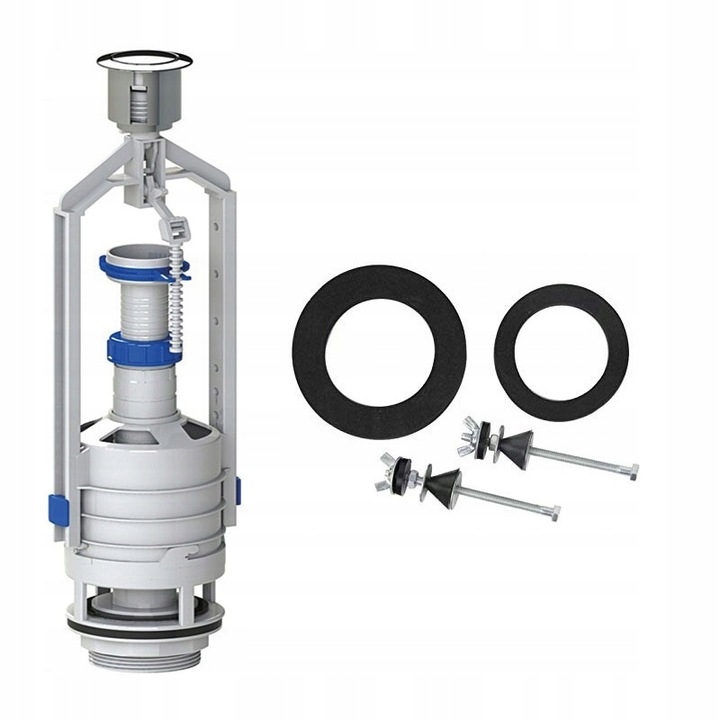 Zawór Spustowy do Spłuczki CERSANIT ROCA KOŁO Start + Zestaw Naprawczy WC