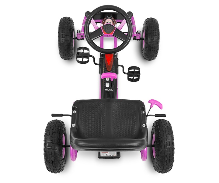 Gokart na pedały Milly Mally Thor Pink