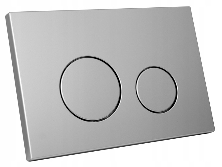 PRZYCISK DO SPŁUCZKI Cersanit CHROM MAT SATYNA WC Przycisk Spłukujący do WC