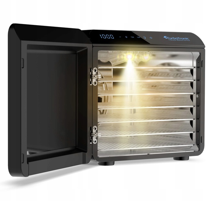 SUSZARKA SPOŻYWCZA DO GRZYBÓW WARZYW OWOCÓW DEHYDRATOR 600W 7 POZIOMÓW