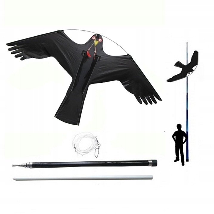 Odstraszacz Ptaków Szpaków CH2 z Masztem 4m