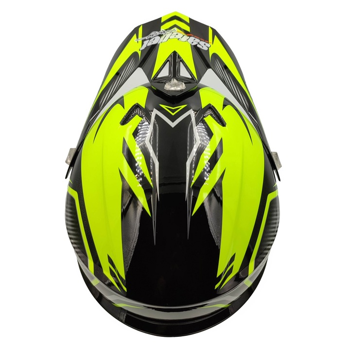 KASK CROSSOWY ENDURO NA CROSSA QUADA MOTOR ROWER LEKKI NA PREZENT ZESTAW S