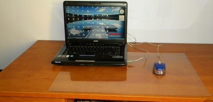 MATA PODKŁADKA NA BIURKO PRZEŹROCZYSTA 50X70 cm PC