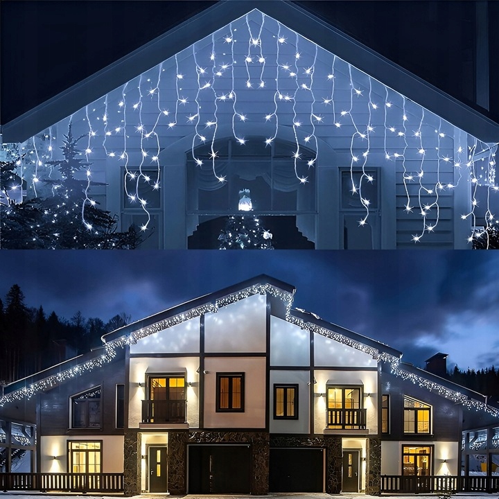 SOPLE LAMPKI CHOINKOWE 300 LED 14.5M ZEWNĘTRZNE ŚWIATEŁKA ŚWIĄTECZNE +FLASH