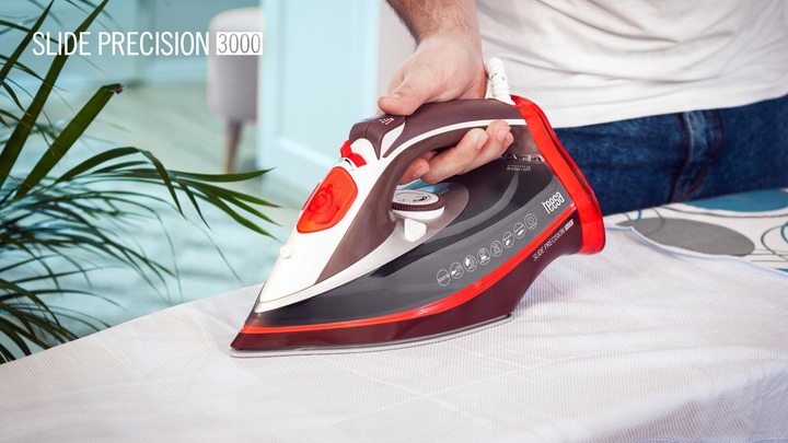 Żelazko ceramiczne Teesa SLIDE PRECISION 3000 Strażak Anti-calc Anti-drip