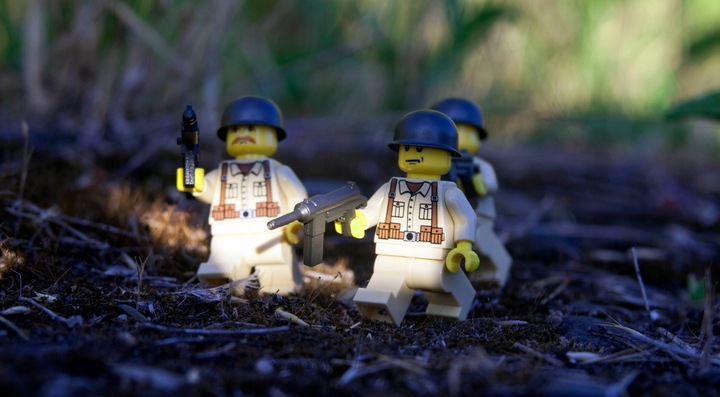 BrickKIT Karabiny dla figurek z klocków Broń BK109