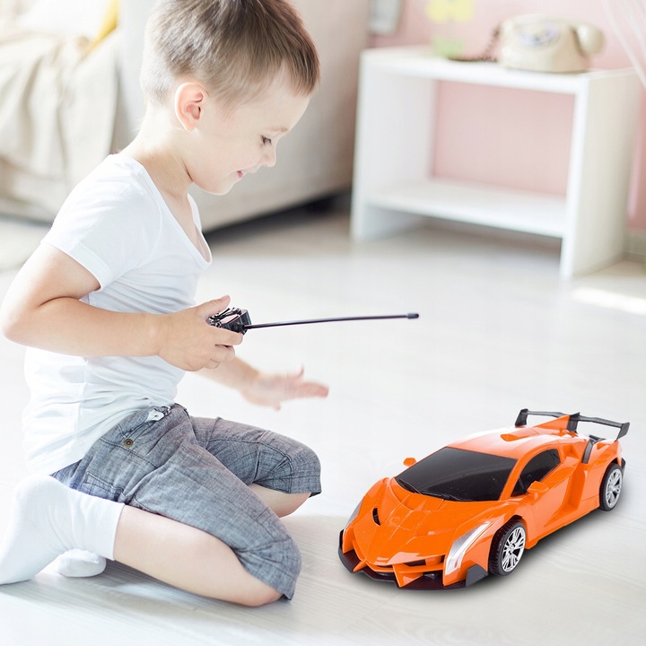 AUTO ROBOT TRANSFORMUJĄCY SAMOCHÓD NA PILOTA ZDALNIE STEROWANY DLA CHŁOPCA