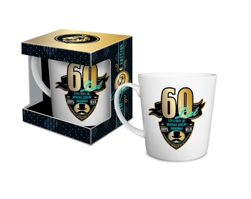 Pojemny Kubek ROYAL Prezent Pamiątka na 60 urodziny dla Dziadka Taty Faceta