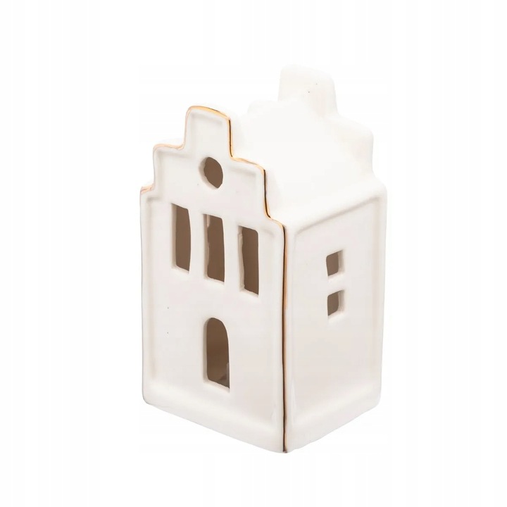 Ozdoby świąteczne Domki Led 3 szt świeczniki Altom Design Prezent Mikołajki