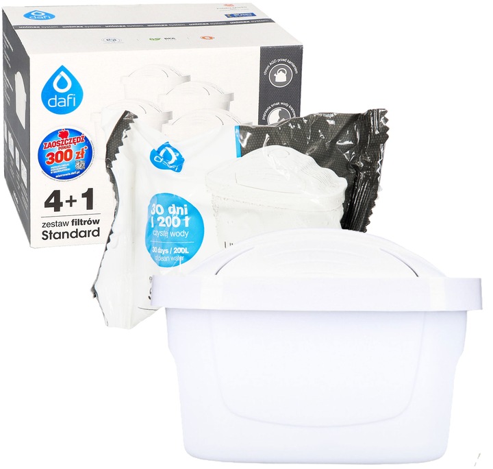 Filtr wkład filtrujący Dafi Unimax Standard Oryginalny do dzbanka 5 szt.