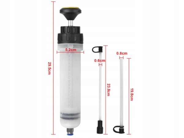 500ML WYSYSARKA ODSYSARKA STRZYKAWKA Oleju Płynu Hamulcowego Paliwa POMPKA