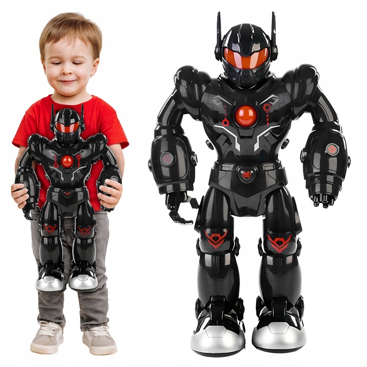 ROBOT INTERAKTYWNY ŚWIATŁO DŹWIĘK CHODZI STRZELA