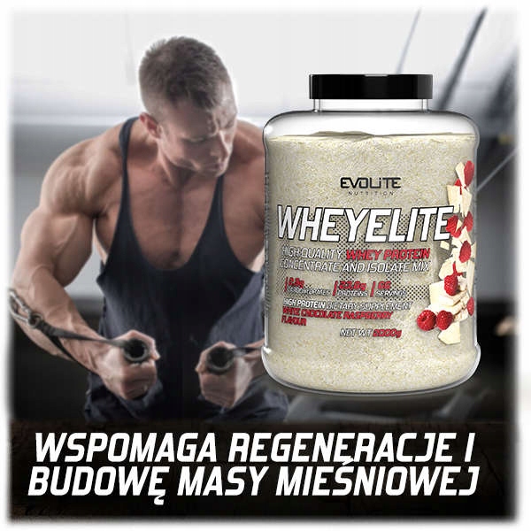 EVOLITE WHEYELITE 2kg PROTEIN WPC80 WPI SERWATKA