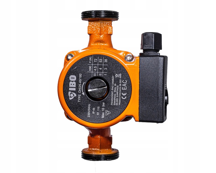 POMPA CYRKULACYJNA 3BIEGOWA 25-40/180 SOLIDNA MOCNA WYDAJNA IBO OHI MAX 72W