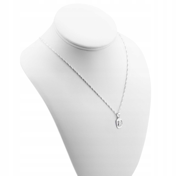 Srebrny medalik Matka Częstochowska pr. 925 Grawer