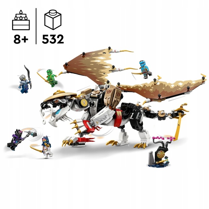 LEGO NINJAGO SMOCZY MISTRZ EGALT 71809 ZESTAW KLOCKÓW 8+ PREZENT