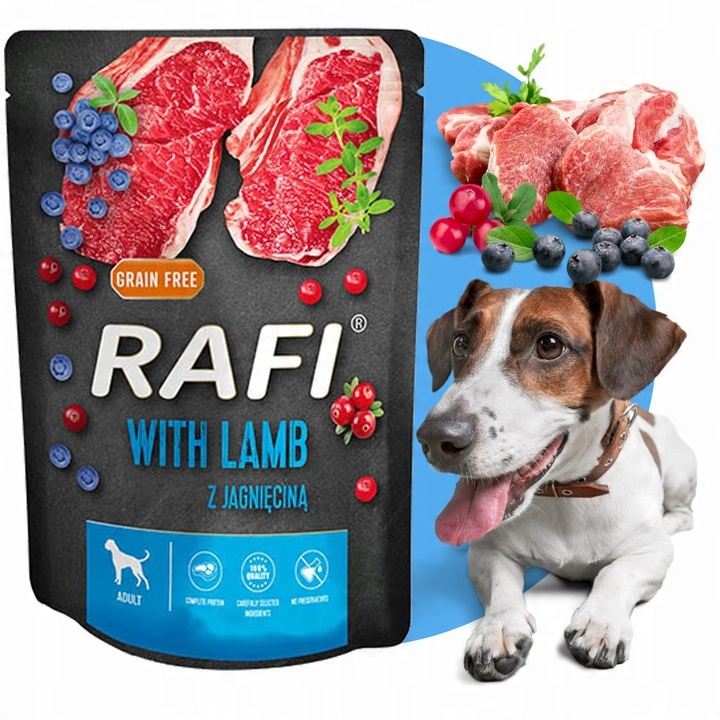 Mokra karma saszetki Rafi mix smaków 20x300 g