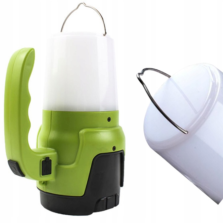 Latarka Szperacz LED 2w1 Akumulatorowa Mocna Lampa Kempingowa Turystyczna