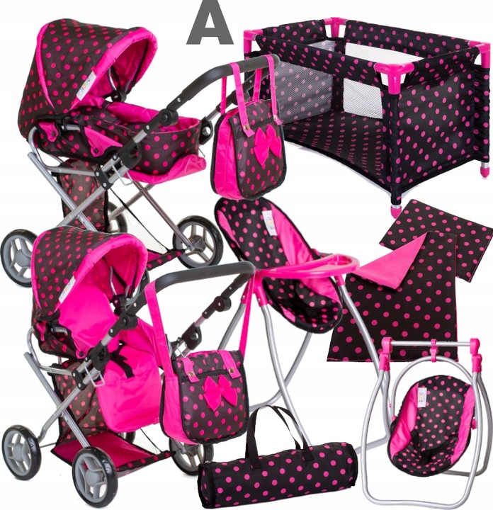 ZESTAW WÓZEK SPACERÓWKA GONDOLA KRZESEŁKO ŁÓŻECZKO