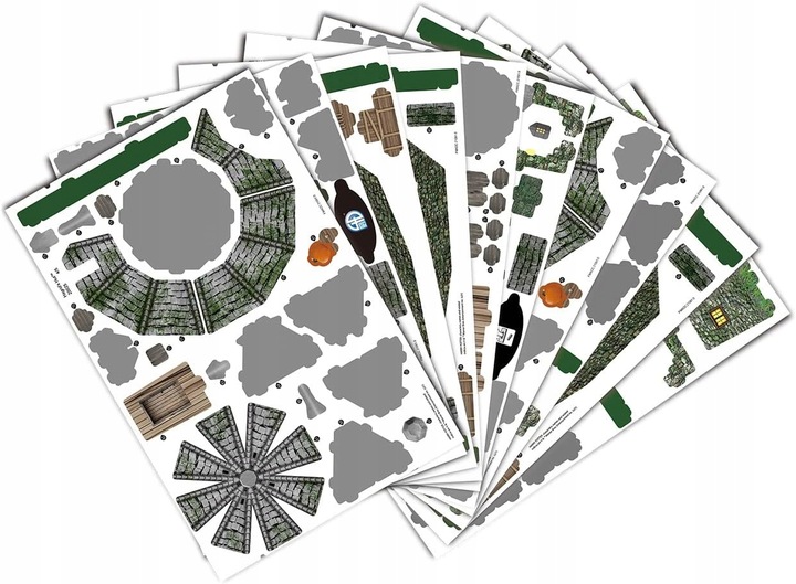 HARRY POTTER PUZZLE 3D CHATKA HAGRIDA 101 ELEMENTÓW