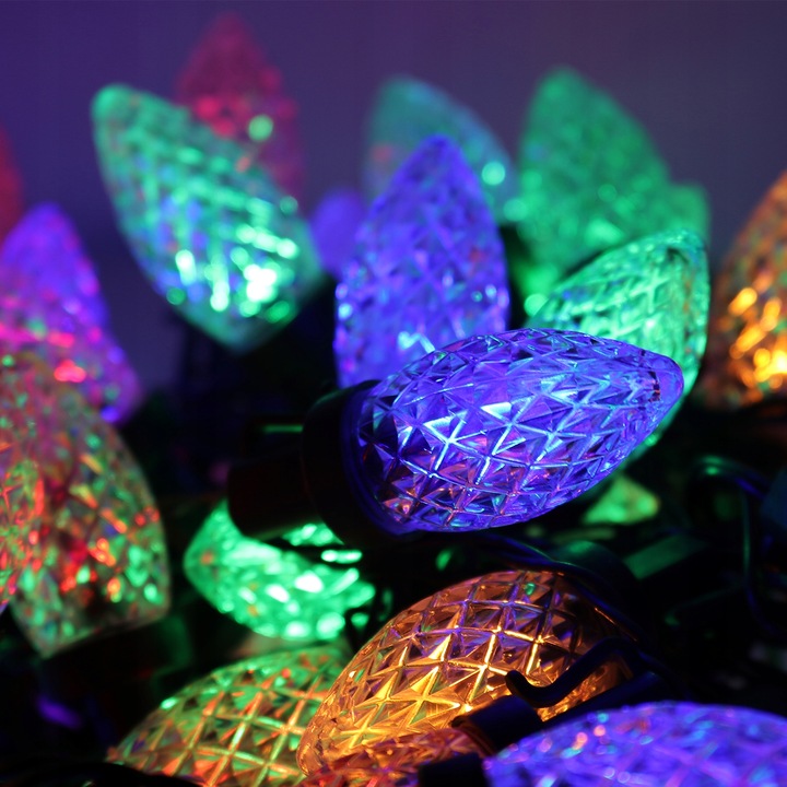 LAMPKI CHOINKOWE 200LED MULTICOLOR ŻOŁĘDZIE