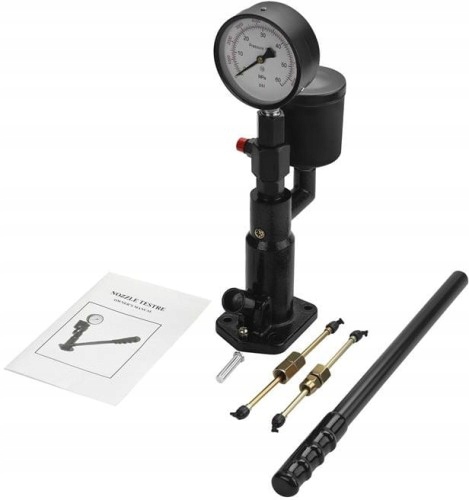 PRÓBNIK WTRYSKIWACZY MIERNIK TESTER DYSZ 600 BAR DIESEL MANOMETR ADAPTER