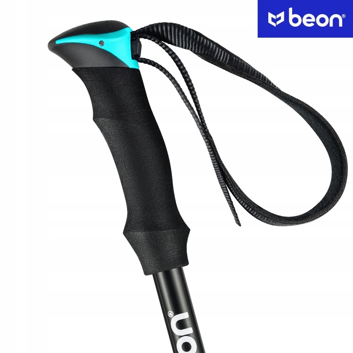 KIJE TREKKINGOWE SKŁADANE KIJKI W GÓRY DO CHODZENIA PO GÓRACH TURKUS BEON