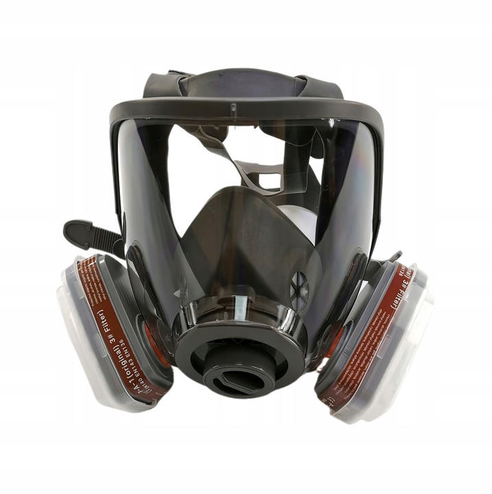 MASKA LAKIERNICZA PEŁNOTWARZOWA TYPu 3M 6800 GAZOWA CHEMICZNA FILTRY x10