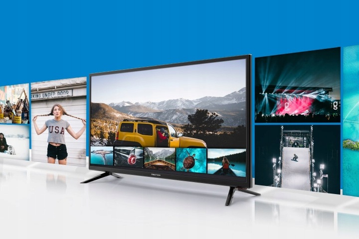 Telewizor 32" LED Cabletech HD READY DVB-T2 H.265 HEVC + KABEL HDMI