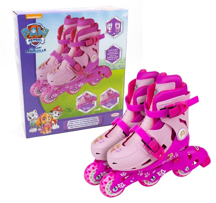 PSI PATROL SKYE ROLKI WROTKI 2W1 REGULOWANE 27-30 DLA DZIECI