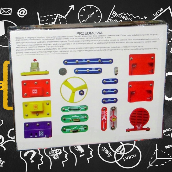 Sekrety elektroniki 80 eksperymentów zestaw 85958 Dromader