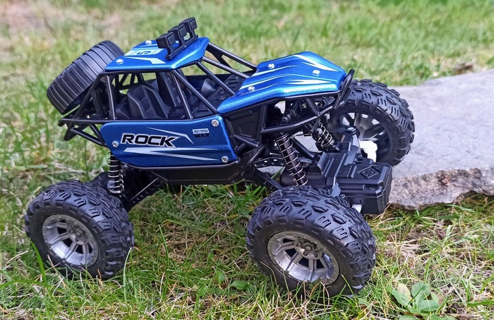 Autko Zdalnie Sterowane MONSTER TRUCK METAL LED dla Dzieci samochód RC auto