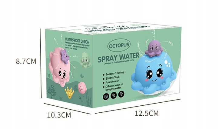 Pływająca Fontanna Ośmiorniczka do Basenu Kąpieli