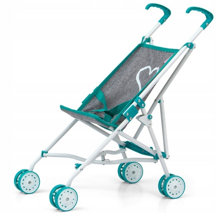 WÓZEK DLA LALEK PARASOLKA SPACERÓWKA DLA LALKI LEKKI SOLIDNY