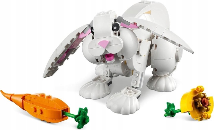 KLOCKI LEGO CREATOR 31133 BIAŁY KRÓLIK PAPUGA FOKA NOWY DLA DZIECI + TORBA