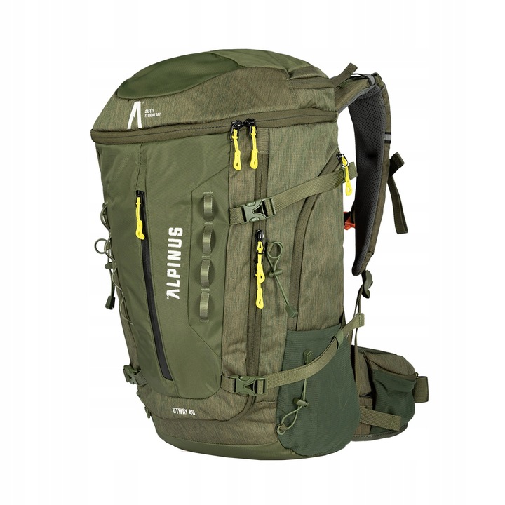 PLECAK TURYSTYCZNY ALPINUS TREKKINGOWY W GÓRY POKROWIEC OTWAY 40L KHAKI PRO