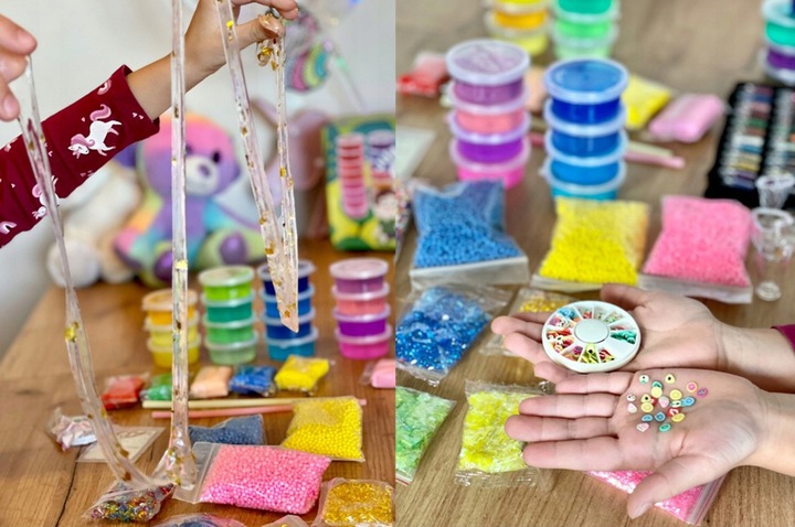 ZESTAW DO ROBIENIA SLIME FABRYKA LABORATORIUM XXL SLIME BOX GLUT JUMBO