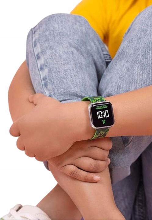 Zegar LED do gry Minecraft