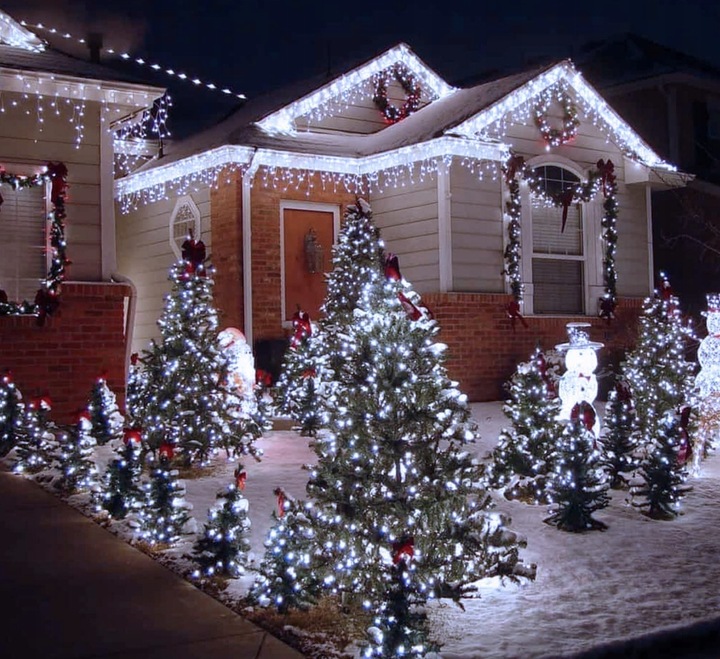 SOPLE 500 LED LAMPKI ZEWNĘTRZNE ŚWIĄTECZNE BIAŁE 8 TRYBÓW IP44