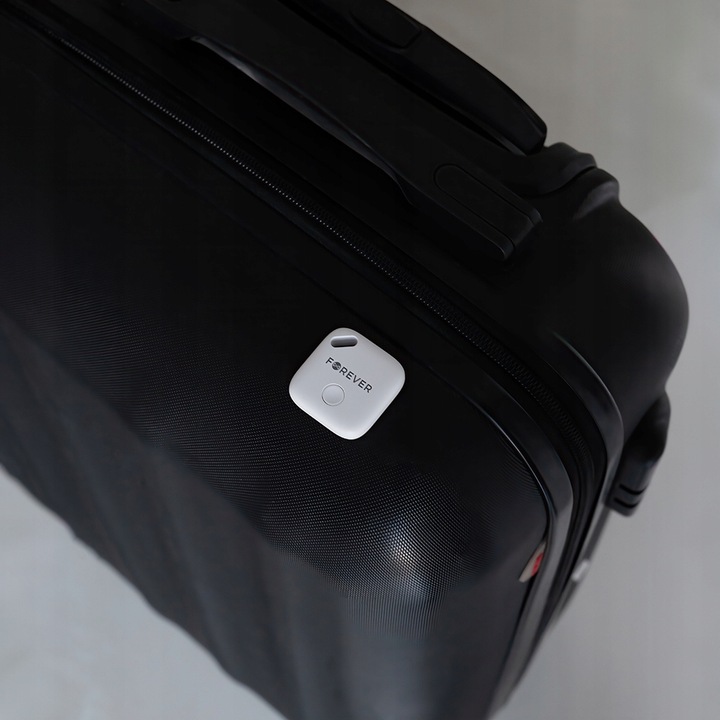 Lokalizator GPS Kluczy Mini Apple Find My Brelok Biały Forever FT-100 IPX5