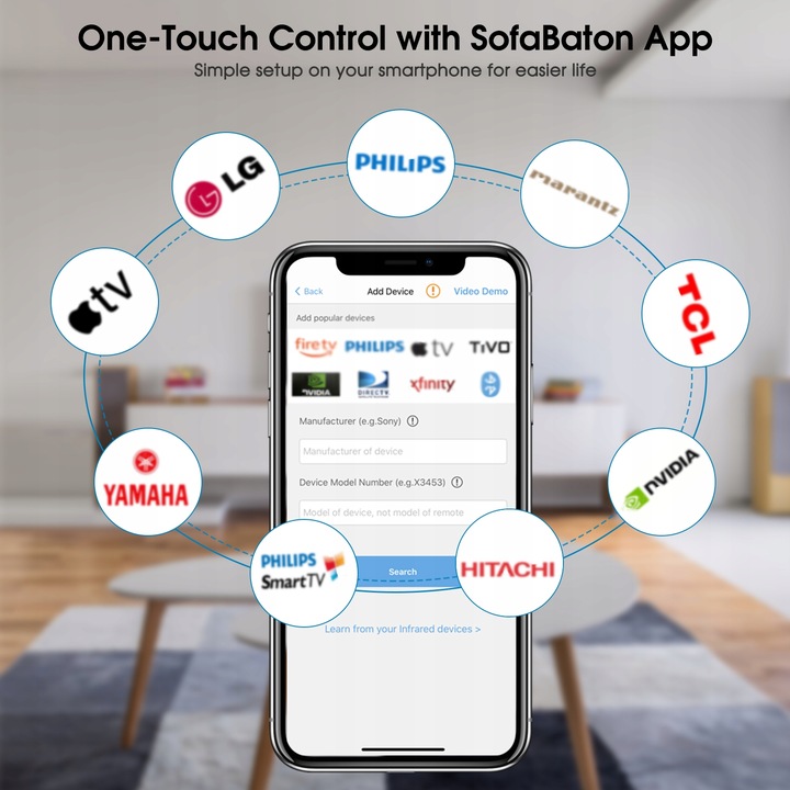 SofaBaton U2 Uniwersalny pilot programowalny OLED